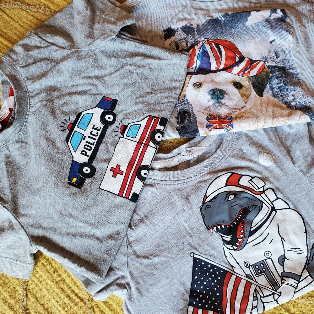 Red, White & Blue Favorite Prints Little Boys Tees - Picture 12 of 14